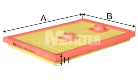 Фільтр повітряний VW/Skoda 1.2/1.4 TSI 12- M-FILTER K 7069