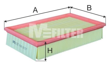 Фільтр повітряний Focus II/C-Max 1.8/2.0 TDCi 04- M-FILTER K 749