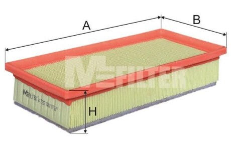 Фільтр повітряний Citroen C5/Peugeot 407 2.0 HDi 04- M-FILTER K 792