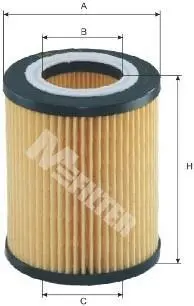 Фильтр масляный BMW E36/39/46/55 M-FILTER TE 625