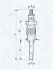 Свічка розжарювання Renault Clio,Megane 1.9D MAGNETI MARELLI 062900016304 (фото 1)