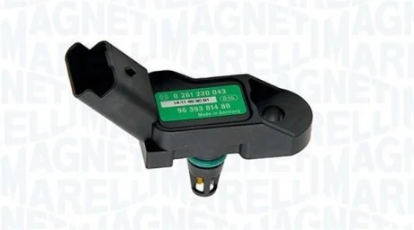 Датчик тиску у впускному колекторі (4 pin) CITROEN BERLINGO, BERLINGO MULTISPACE, BERLINGO/MINIVAN, C2, C3 I, C3 II, C3 PLURIEL, C4, C4 GRAND PICASSO I, C4 I, C4 PICASSO I, C5 II 1.1-2.2 04.93- MAGNETI MARELLI 215810009700