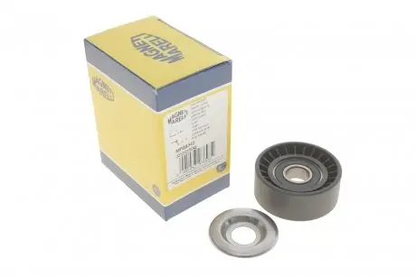 Ролик генератора Renault Kangoo/Megane II/Scenic II 1.6/1.4-1.5D 00- (натяжний) (65x26) (MPQ0342) MAGNETI MARELLI 331316170342