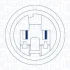 Підйомне пристрій для вікон передн. RIGHT RENAULT MEGANE BERLINA 5P 10/2002 [] MAGNETI MARELLI 350103782000 (фото 3)