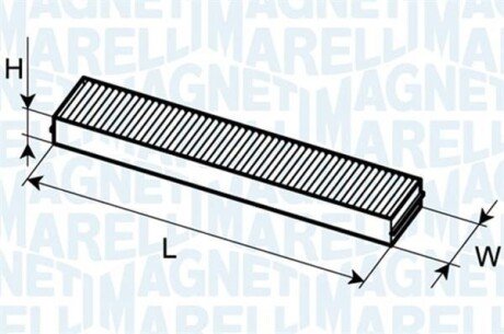 Фільтр салону FORD MONDEO 1993- [] MAGNETI MARELLI 350203061070