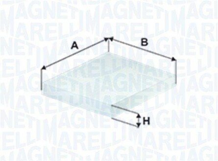 BMW фільтр салону (к-т. 2шт.) Mini,i3 MAGNETI MARELLI 350203066410