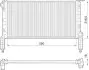 Радіатор двигуна FIAT DOBLO 1.2-1,6 MAGNETI MARELLI 350213180000 (фото 1)