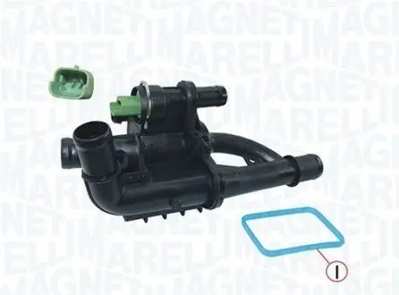 Термостат Fiat Scudo/Citroen Berlingo 1.6D 02- (83°C) (з прокладкою) (TE0195) MAGNETI MARELLI 352317101950