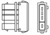 Лямбда-зонд (3 конт.) +1 подогрев VW 1,8/2,0 SEAT 2,0 HONDA 1,8-2,2 MAGNETI MARELLI 466016355069 (фото 1)