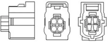 DB лямбда-зонд (4-х конт.) W164, W169, W204, W211, W221, W251, CLK, CLS MAGNETI MARELLI 466016355118