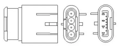 FORD Кисневий датчик (лямбда-зонд) KA 1.2 08-, FIAT, LANCIA MAGNETI MARELLI 466016355154