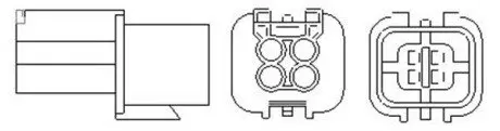 CHEVROLET Лямбда-зонд Lacetti, Nubira 1.8 MAGNETI MARELLI 466016355159