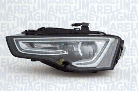 Фара ліва AUDI A5 D3S H7 PWY24W LED TRANSPARENT LENS BLACK FRAME AFS BEZ XENON ECU MAGNETI MARELLI 711307023920 (фото 1)