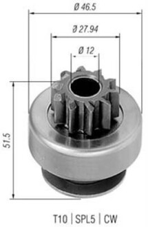 Бендикс стартера Ford Focus 1.8 TDCi 98-04 MAGNETI MARELLI 940113020424