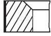 Кольца поршневые MB 87,50 OM615 2,0D/2,2D (выр-во Mahle) MAHLE / KNECHT 001 92 N2 (фото 2)