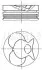 Поршень MAHLE / KNECHT 002 49 00 (фото 1)