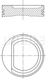 Поршень MAHLE / KNECHT 0102901