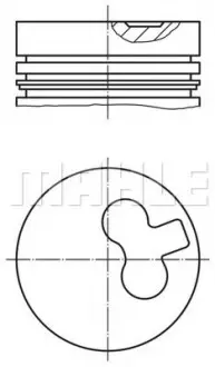 Поршень MAHLE / KNECHT 011 29 00