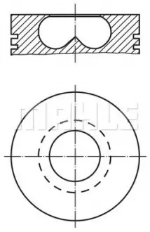 Поршень MAHLE / KNECHT 015 69 02