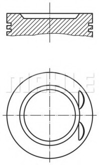 Поршень MAHLE / KNECHT 022 06 01