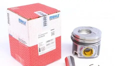 Поршень с кольцами VW 81.01 2.0TDI BPW/BMM/BMP/BSS/BWW/CBHA (CYL 1-2) (выр-во MAHLE) MAHLE / KNECHT 028 06 00
