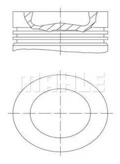 Поршень MAHLE / KNECHT 028 PI 00100 000