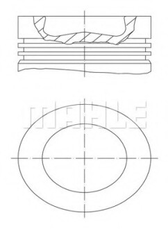 Поршень MAHLE / KNECHT 028 PI 00116 002