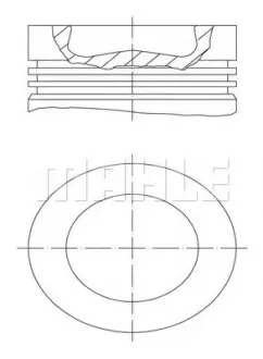 Поршень MAHLE / KNECHT 028 PI 00116 002