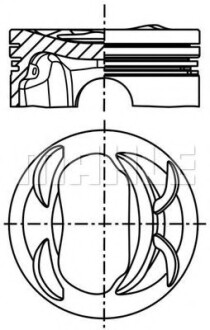 Поршень MAHLE / KNECHT 028PI00118 000