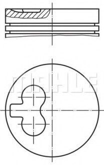 Поршень VW LT 2.4D -96 (77.51mm/+1.0) MAHLE / KNECHT 029 55 02 (фото 1)