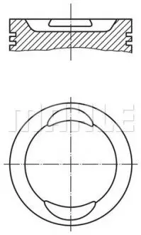 A_Поршень Mahle VW MAHLE / KNECHT 0297302
