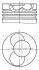 Поршень VW Caddy II 1.9 TDI 95-04 (79.51mm/STD) (3-4 циліндр) MAHLE / KNECHT 030 41 00 (фото 1)