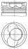 Поршень Audi A3/A4/Skoda Fabia/VW Golf/Touran 1.9tdi 04- (80.01mm /+0.50) (1-2 цил.) MAHLE / KNECHT 030 65 02 (фото 1)