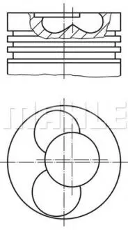 Поршень MAHLE / KNECHT 030 90 02