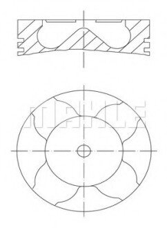 A_Поршень Mahle AUDI MAHLE / KNECHT 0334112