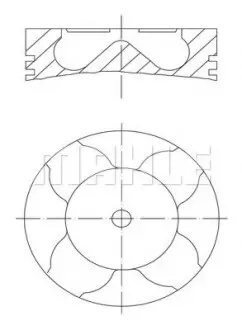 Поршень MAHLE / KNECHT 081 PI 00103 001