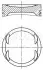 Поршень MAHLE / KNECHT 0830800 (фото 1)