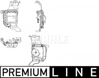 Електропривід повітряної заслонки MAHLE / KNECHT AA 17 000P