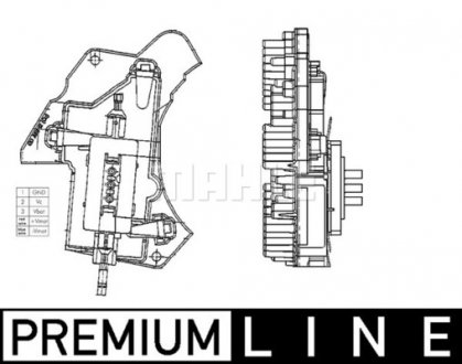 Реостат вентилятора обігрівача MERCEDES C(W202)/CLK(A208)/E(W210)1.8-5.4 93-08 MAHLE / KNECHT ABR 24 000P