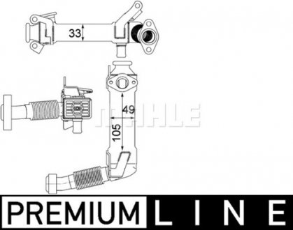 EGR регулятор MAHLE / KNECHT CE 21 000P