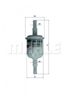 Фильтр топлива MAHLE / KNECHT KL13