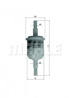 Фильтр топлива MAHLE / KNECHT KL13