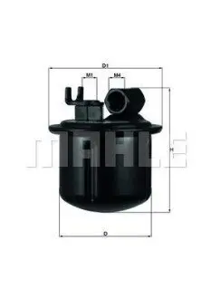 Фільтр паливний Mahle Honda, Rover, знято з виробництва MAHLE / KNECHT KL183