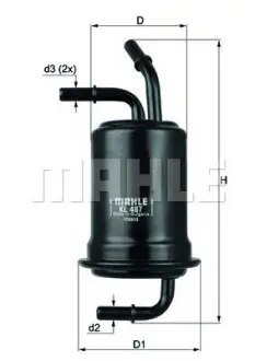 Топливный фильтр MAHLE / KNECHT KL487