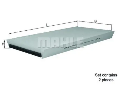 Фильтр салона MAHLE / KNECHT LA173/S