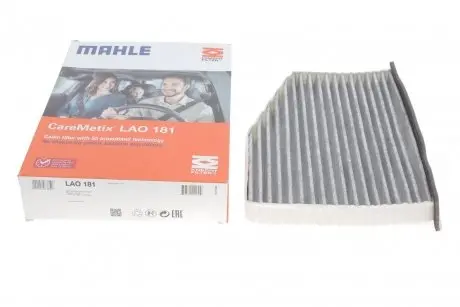 Фільтр салону VW Caddy 1.9TDI 03- (антиалергенний) MAHLE / KNECHT LAO 181