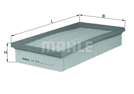 Повітряний фільтр MAHLE / KNECHT LX1073