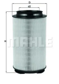 Повітряний фільтр MAHLE / KNECHT LX1628