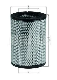 Повітряний фільтр MAHLE / KNECHT LX228