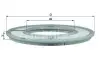Повітряний фільтр MAHLE / KNECHT LX66 (фото 1)